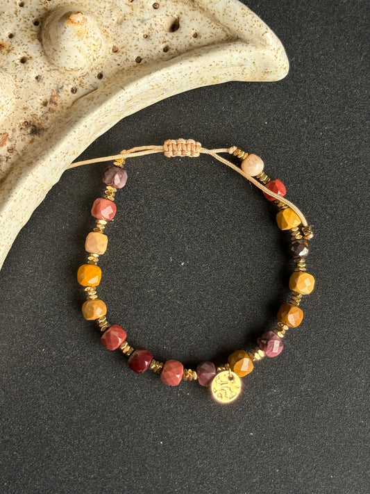 African turquoise bracelet