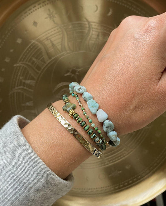 African Turquoise friendship bracelet