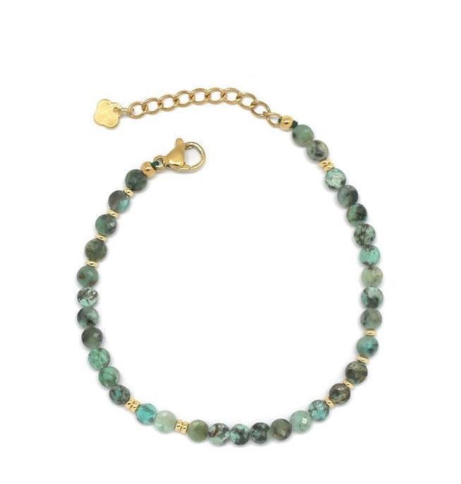 African turquoise bracelet
