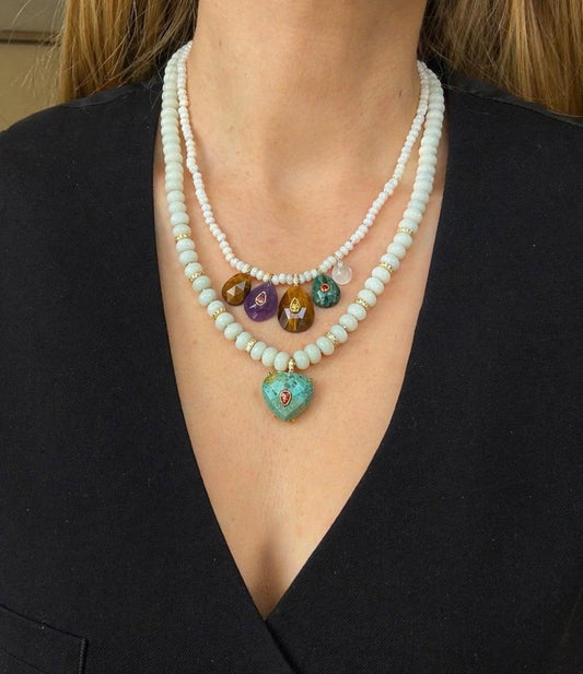 Agate necklace