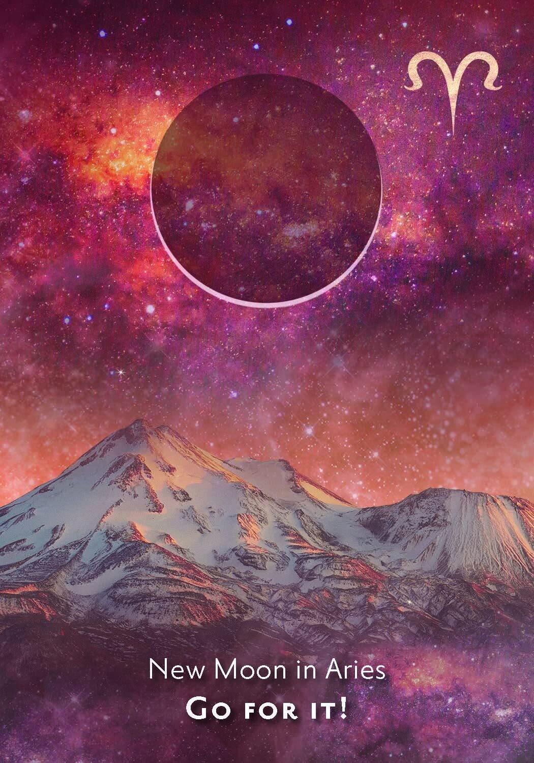 Astrologinės kortos „Moonology Manifestation"