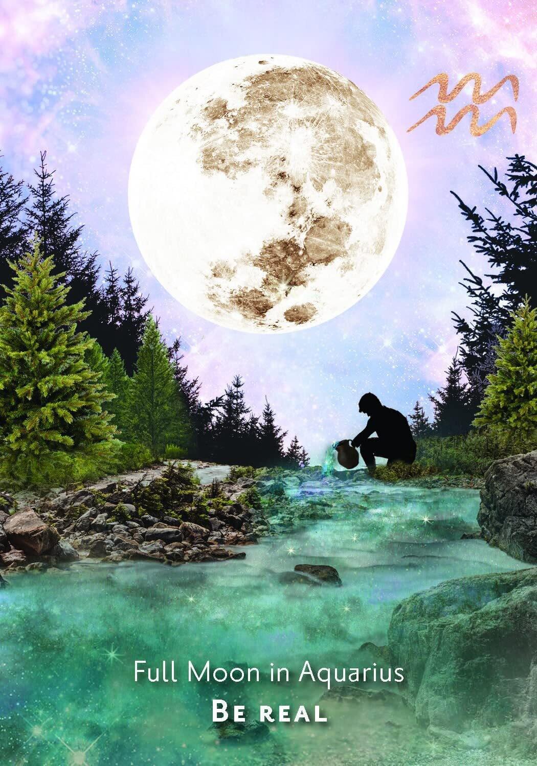 Astrologinės kortos „Moonology Manifestation"