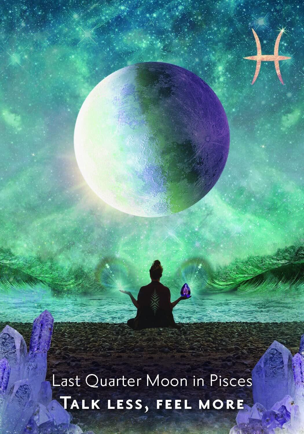 Astrologinės kortos „Moonology Manifestation"