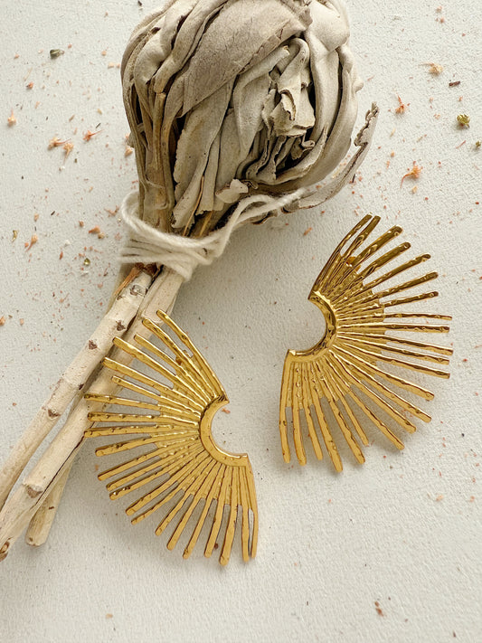 Auskarai "Aukso Sparnai"