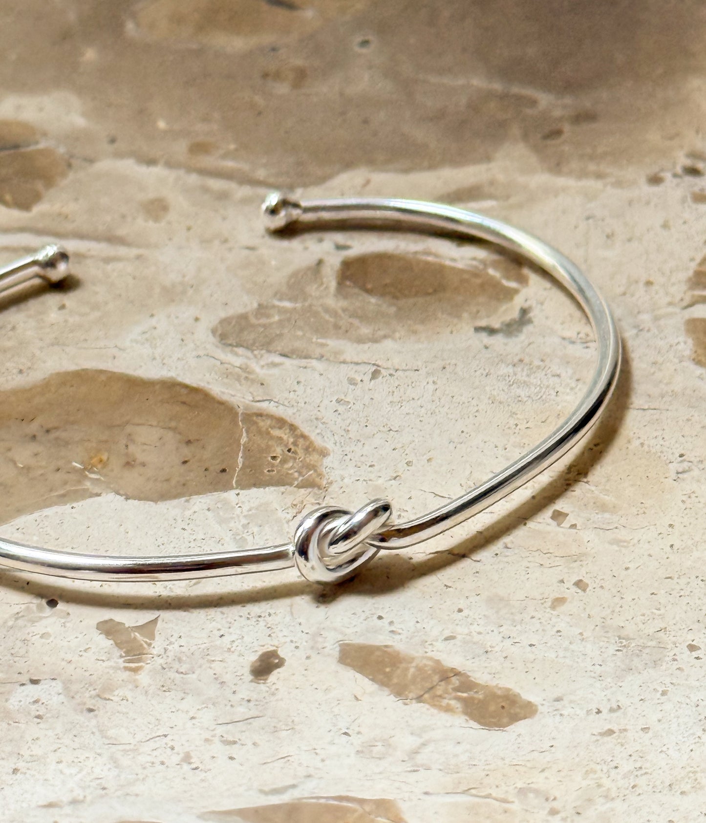 "Knot" silver bracelet