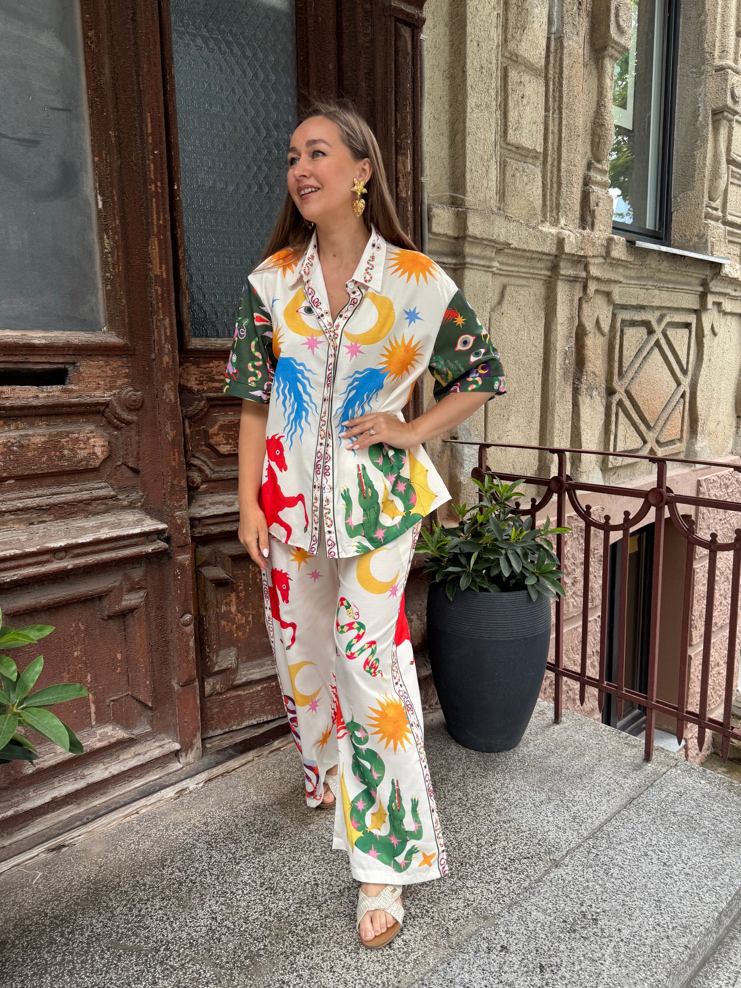 Blouse and pantsuit "Magic"