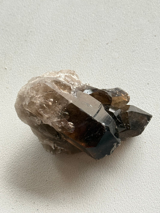 Druzy of smoky quartz