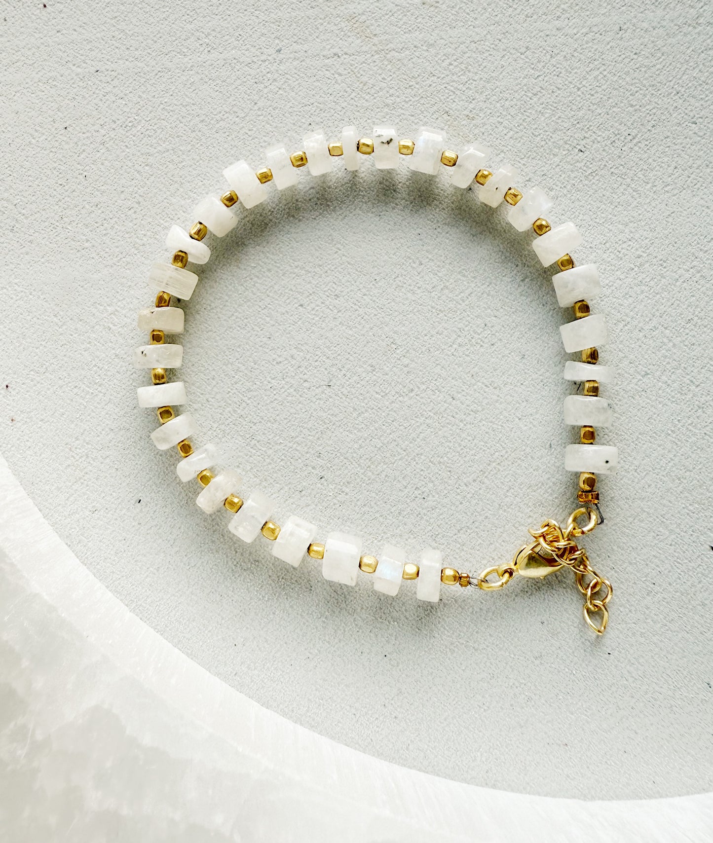 Moonstone bracelet “Goddess”