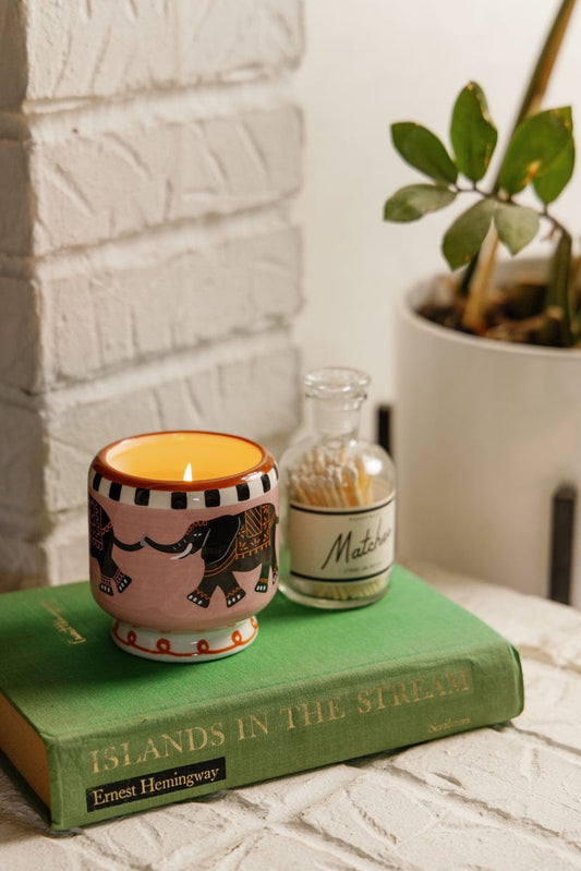 "Elephant" Candle - Tobacco and Vanilla Scent