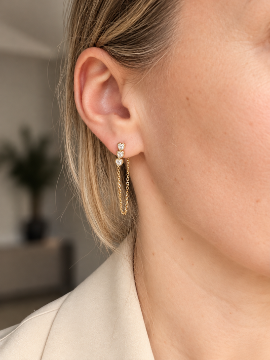 "Heart" earrings