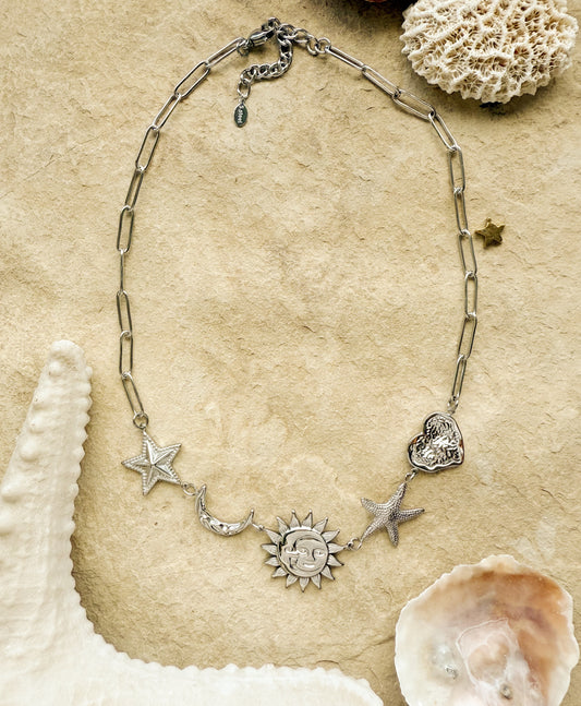 Kaklo papuošalas "Dangus"