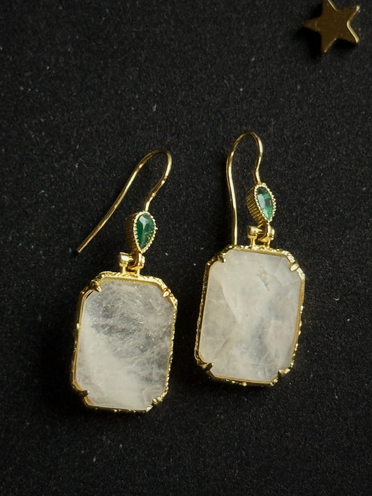 Kalnų krištolo auskarai