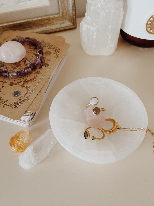 Pocket citrine crystal