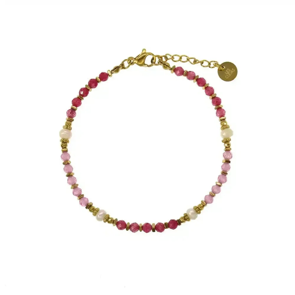 Krištolo ir perlų apyrankė