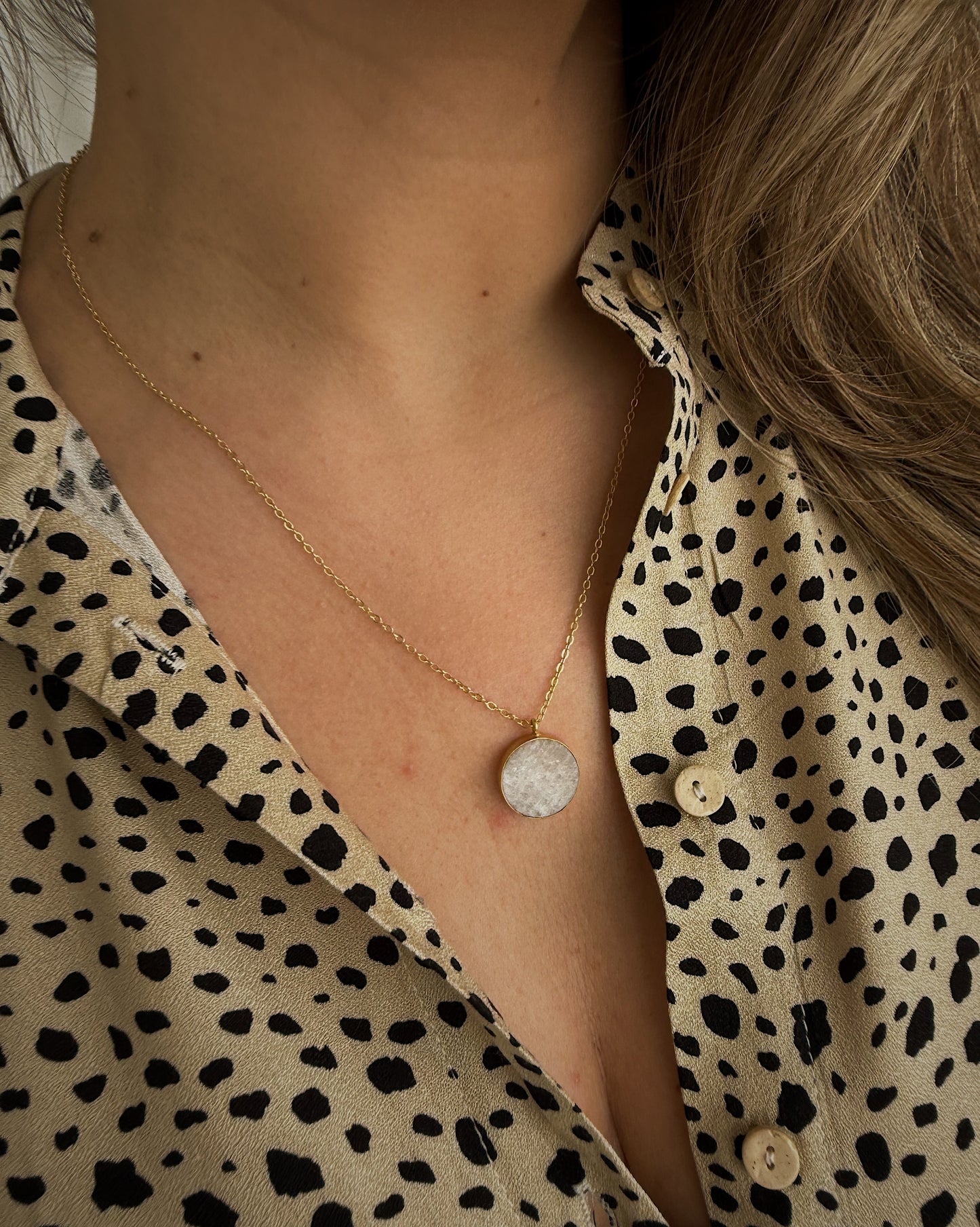Moonstone necklace “Full Moon”