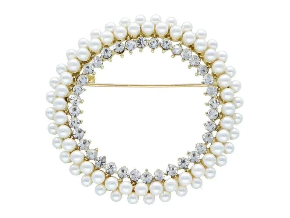 "Full Moon" brooch