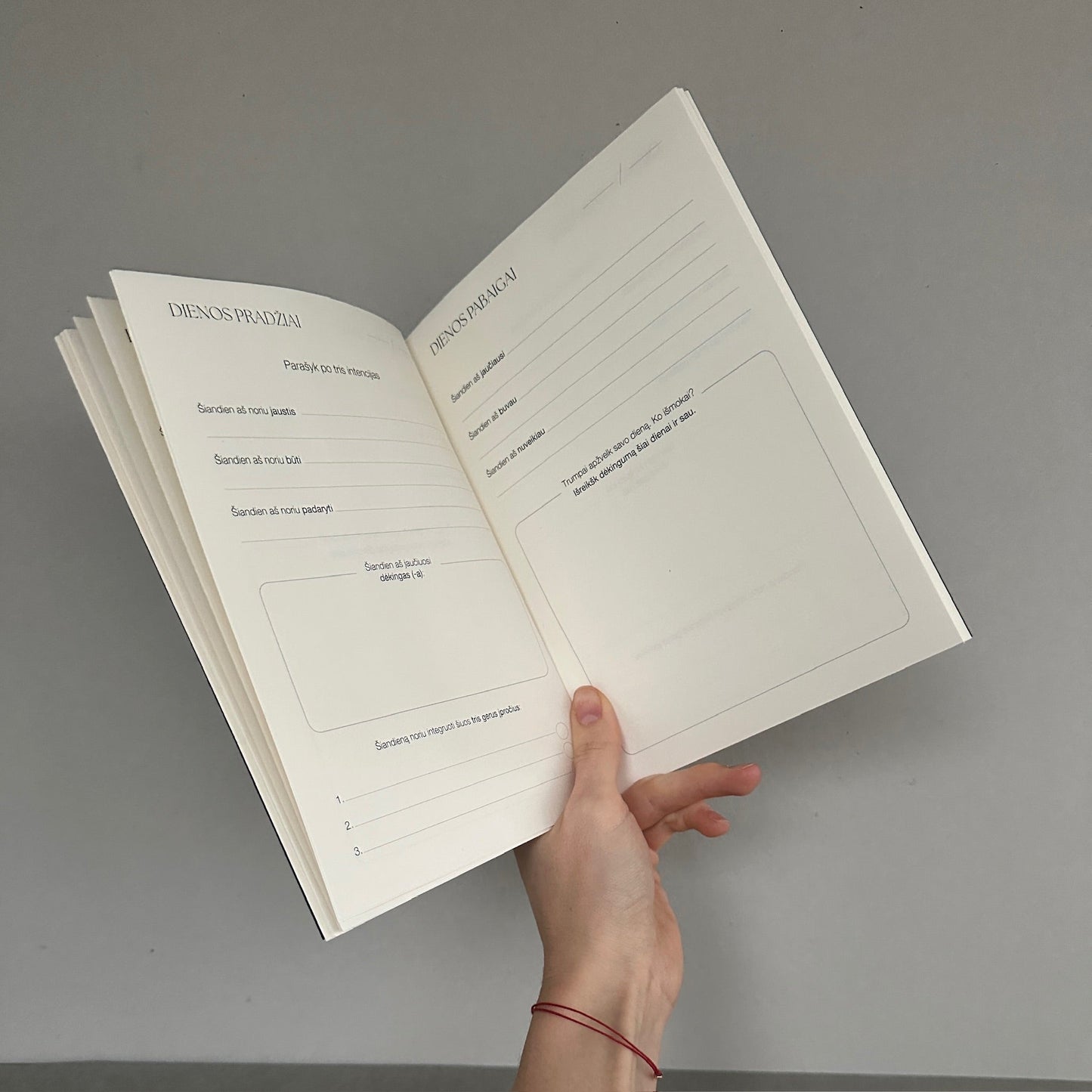 self-development notebooks with leather cover