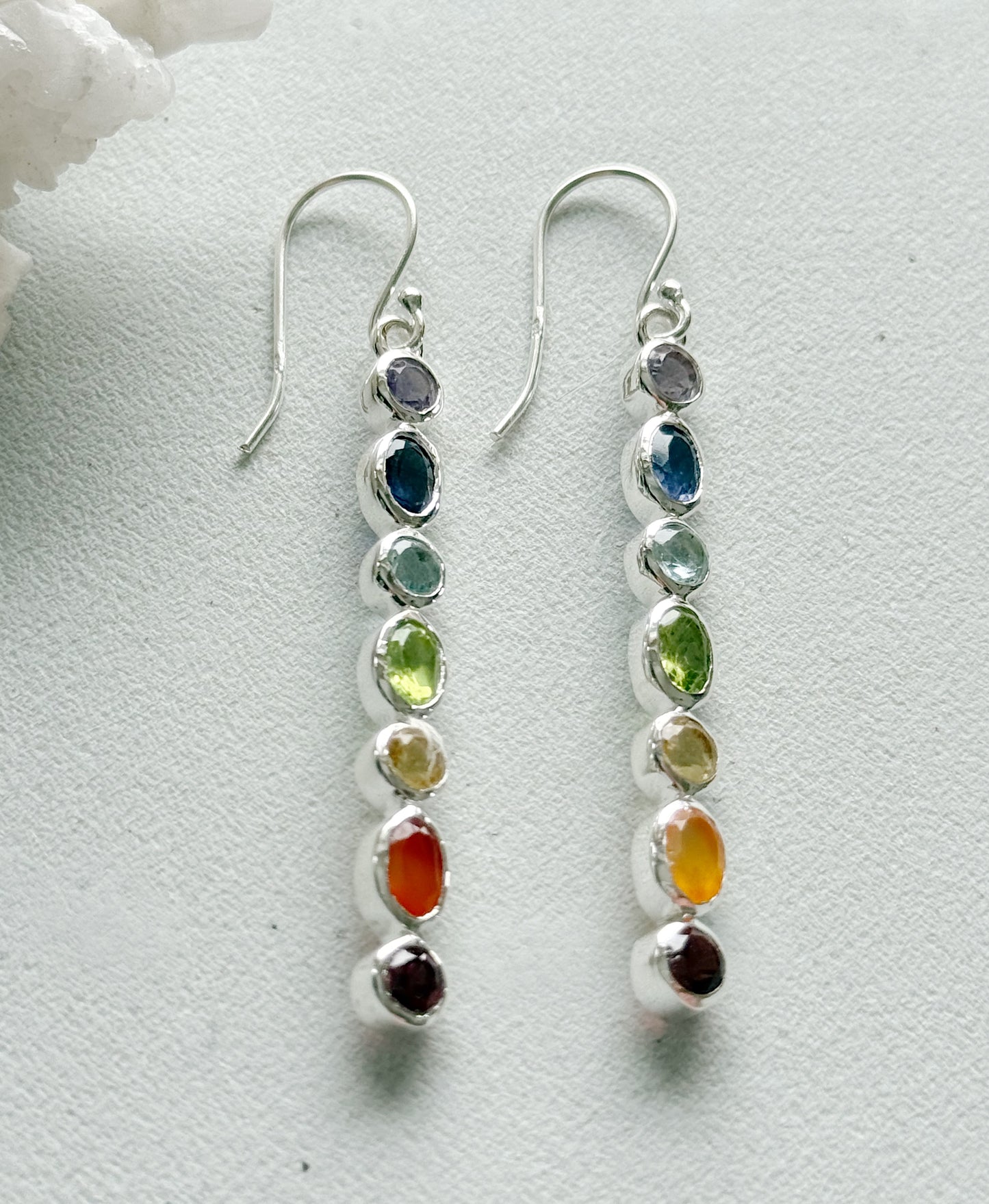 Sidabriniai auskarai “7 energijos”