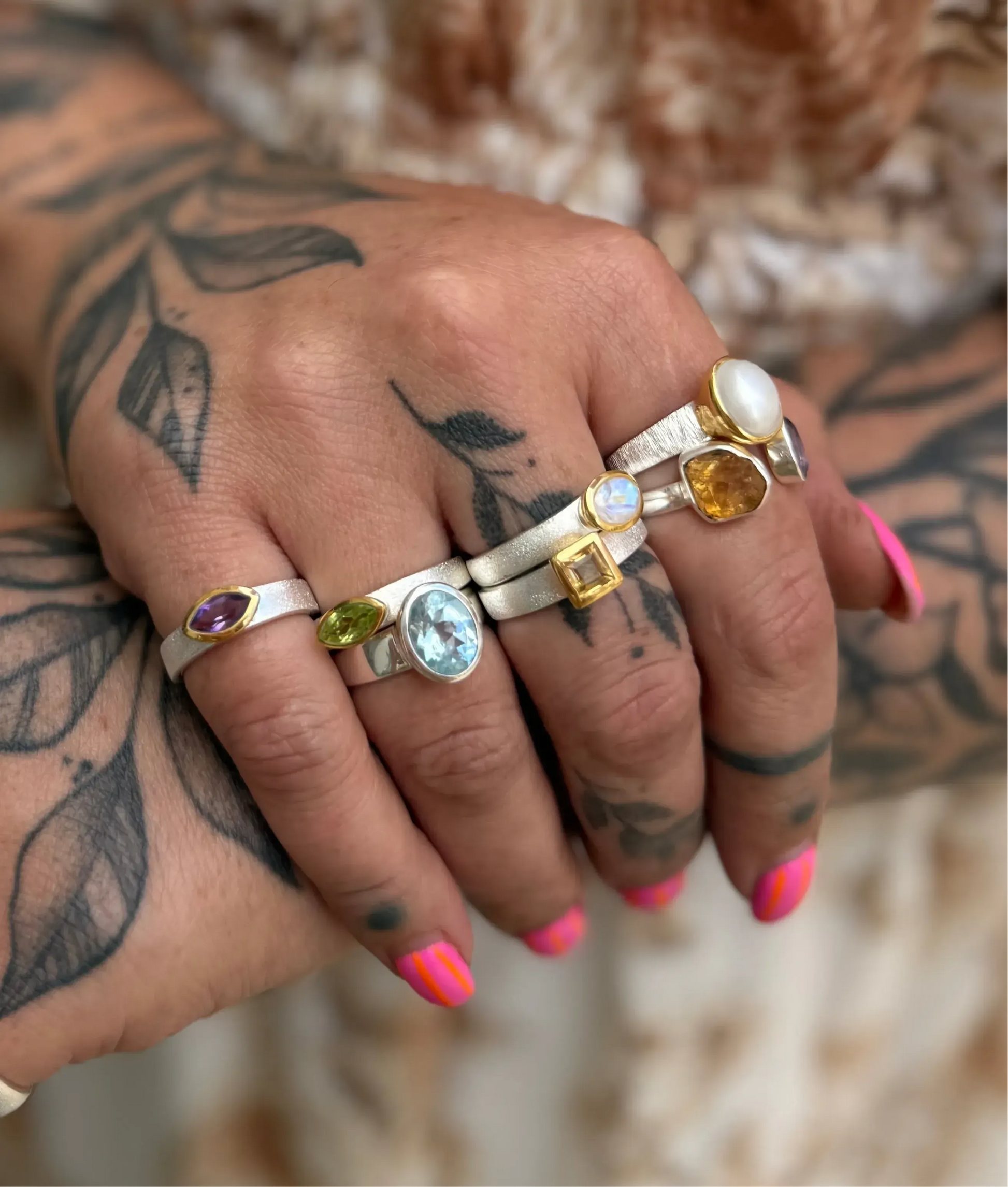 Sidabrinis žiedas su Topazu