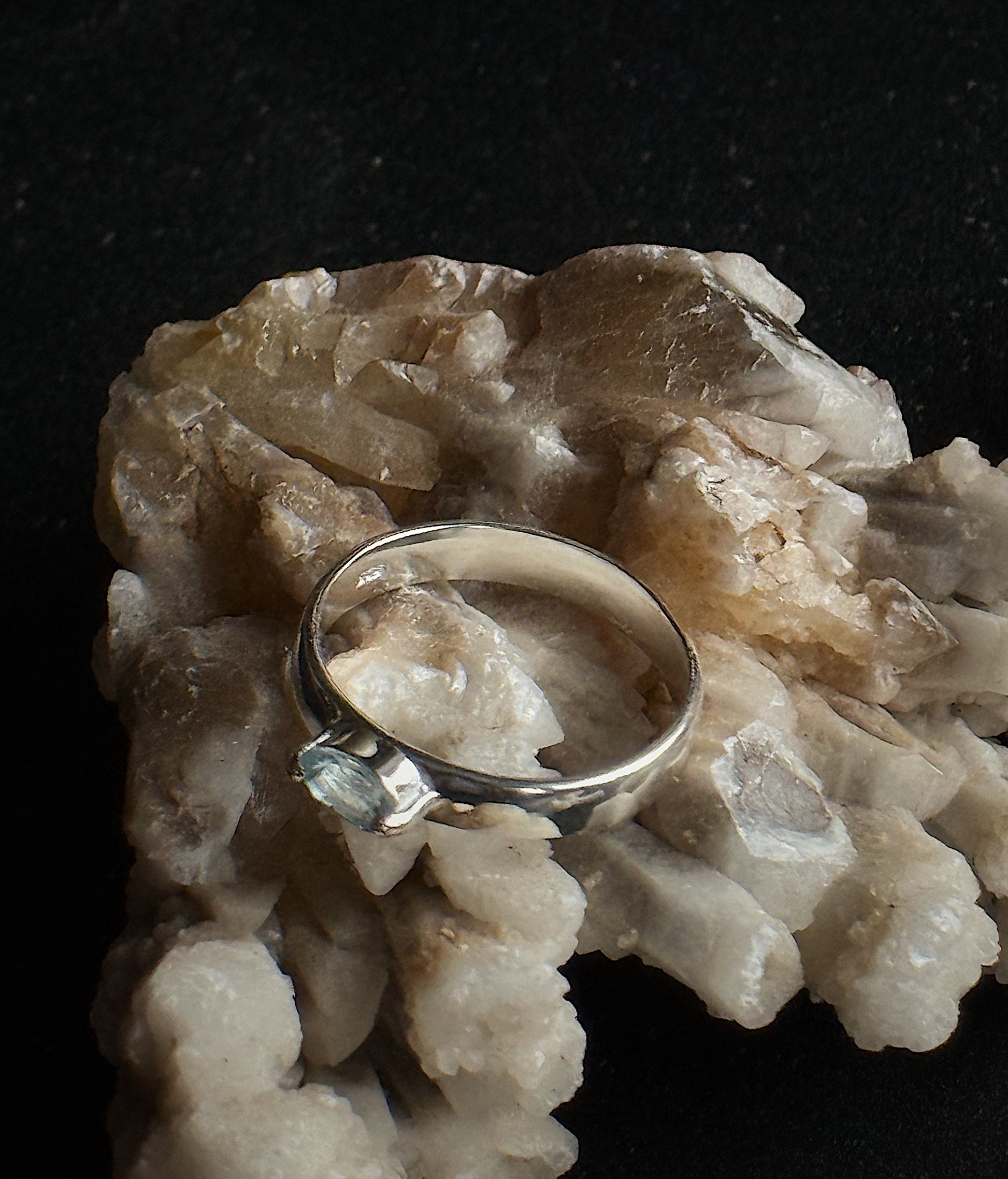 Sidabrinis žiedas su Topazu