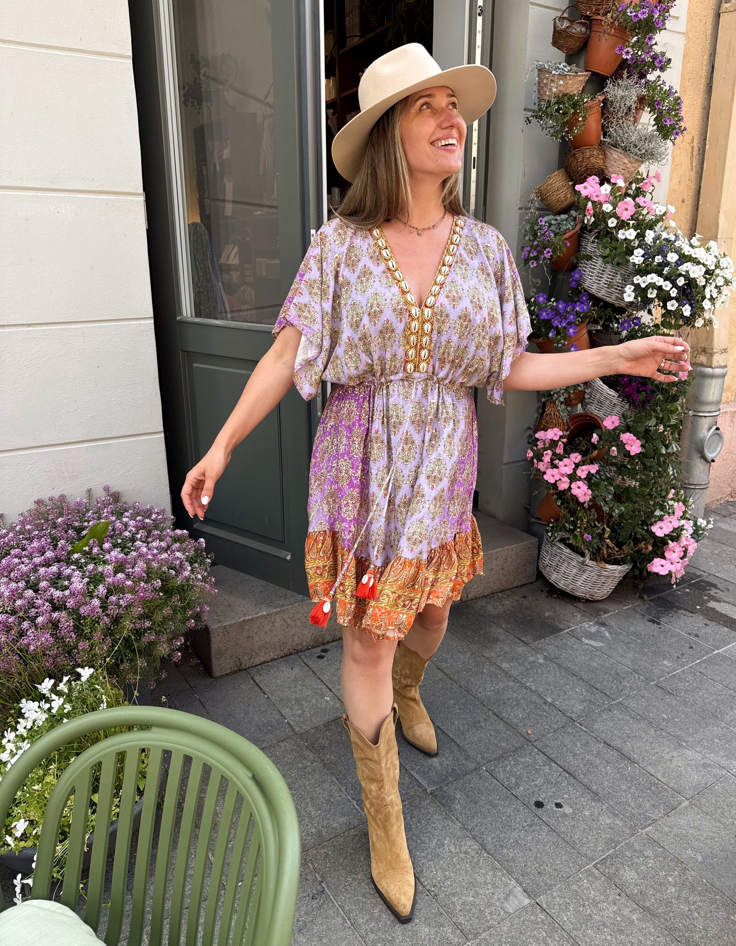 Trumpa Suknelė “Mandalų šokis”