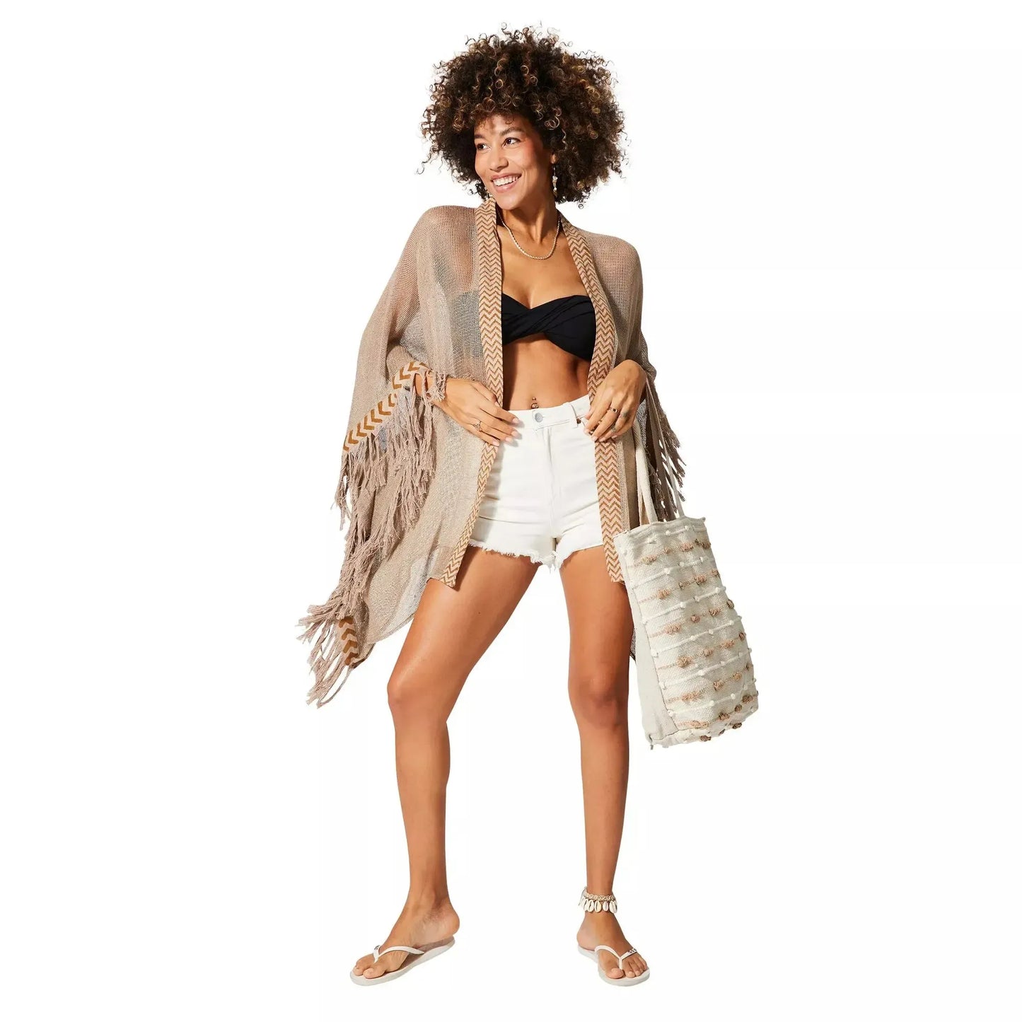 Trumpas kimono “Boho"