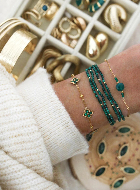 Green Tourmaline bracelet