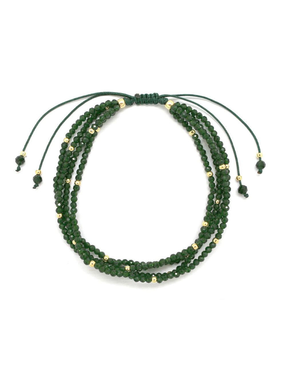 Green tourmaline bracelet