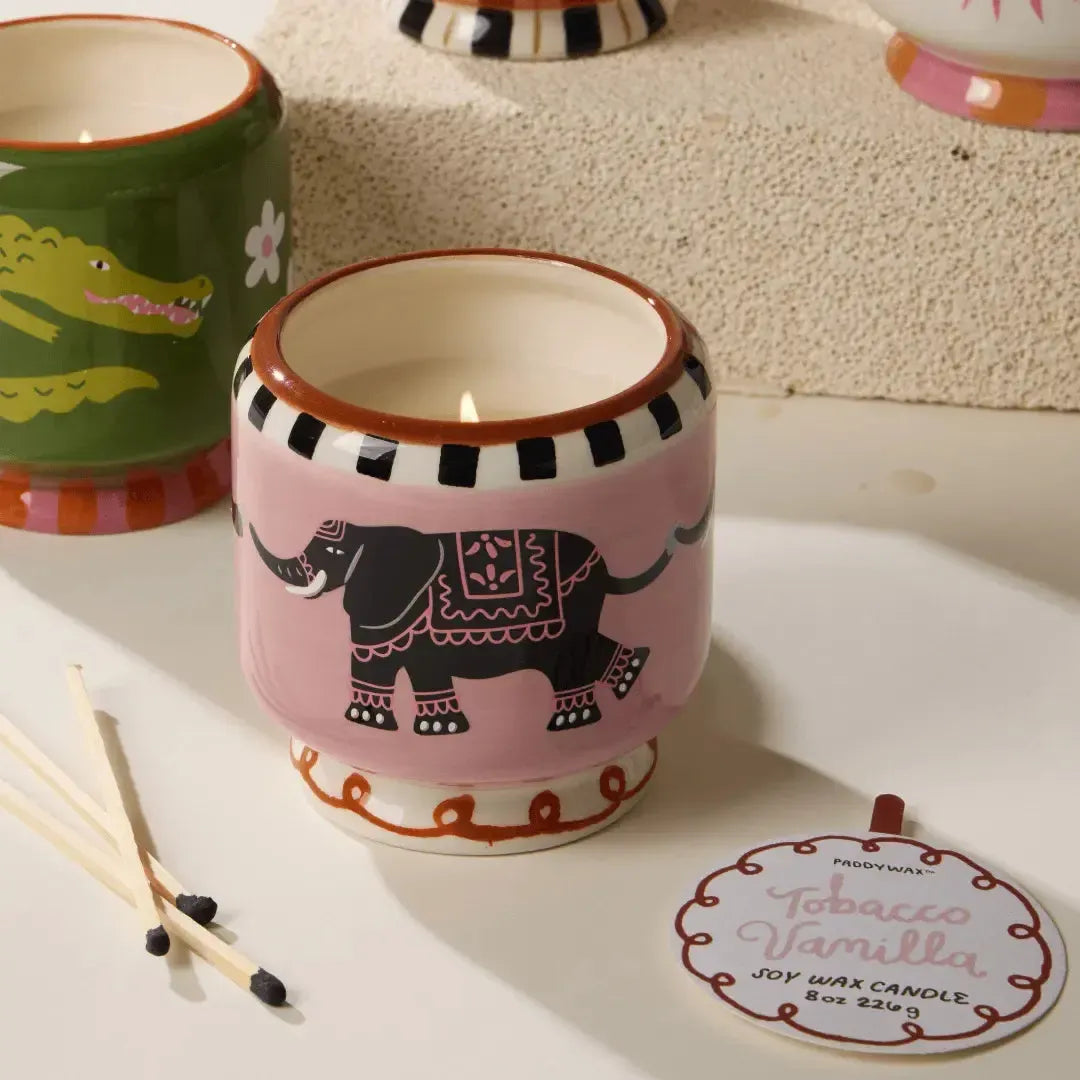 Svece "Elephant" – tabakas un vaniļas aromāts
