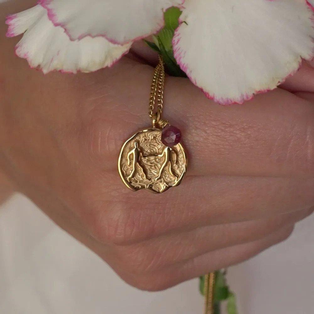 Grandinėlė su rodolitu "Dvyniai"