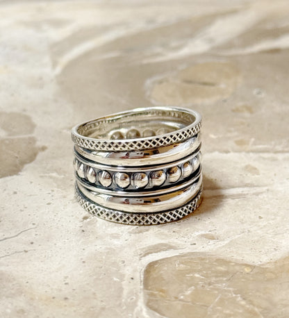 "Gaja" Silver Ring