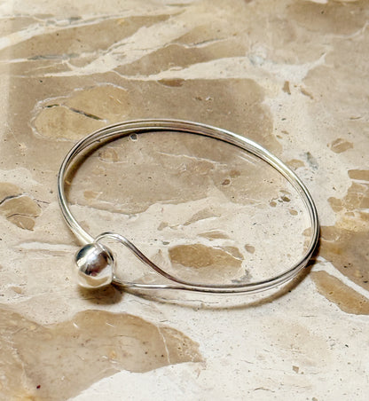 "Minimal" silver bracelet
