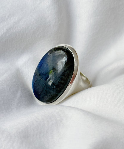 "Labradorite" silver ring