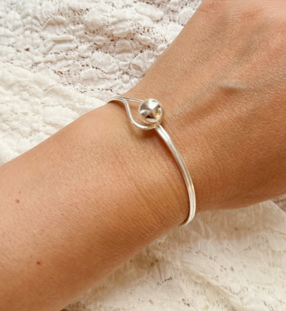 "Minimal" silver bracelet