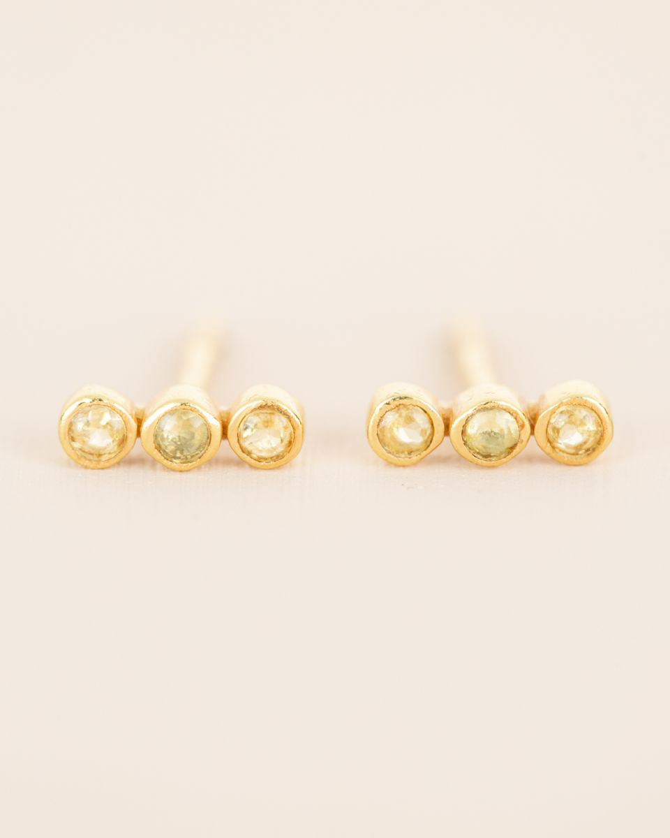 Auskarai su citrinu “Gausa”