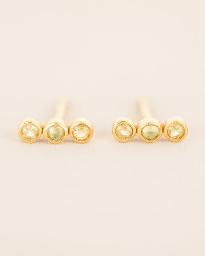 Auskarai su citrinu “Gausa”