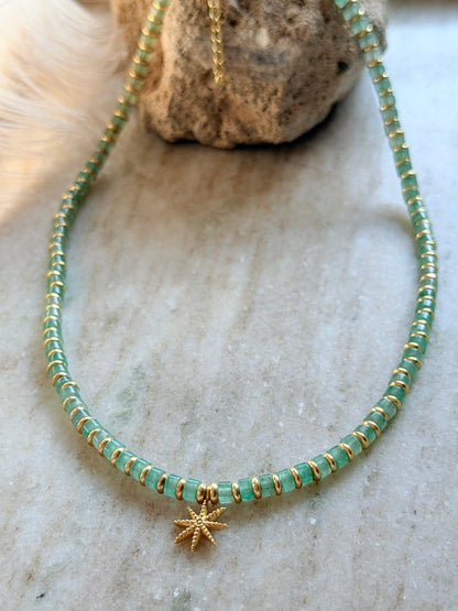 Aventurine "Star" necklace