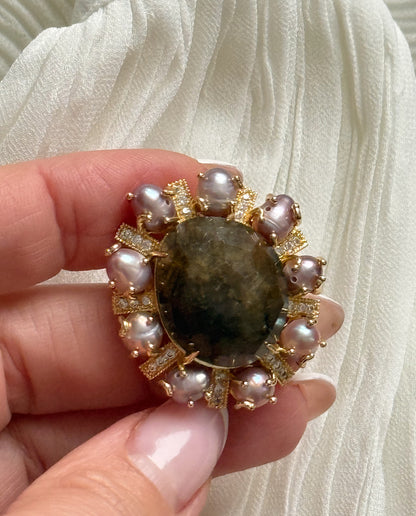 Lapis lazuli necklace “Secret”