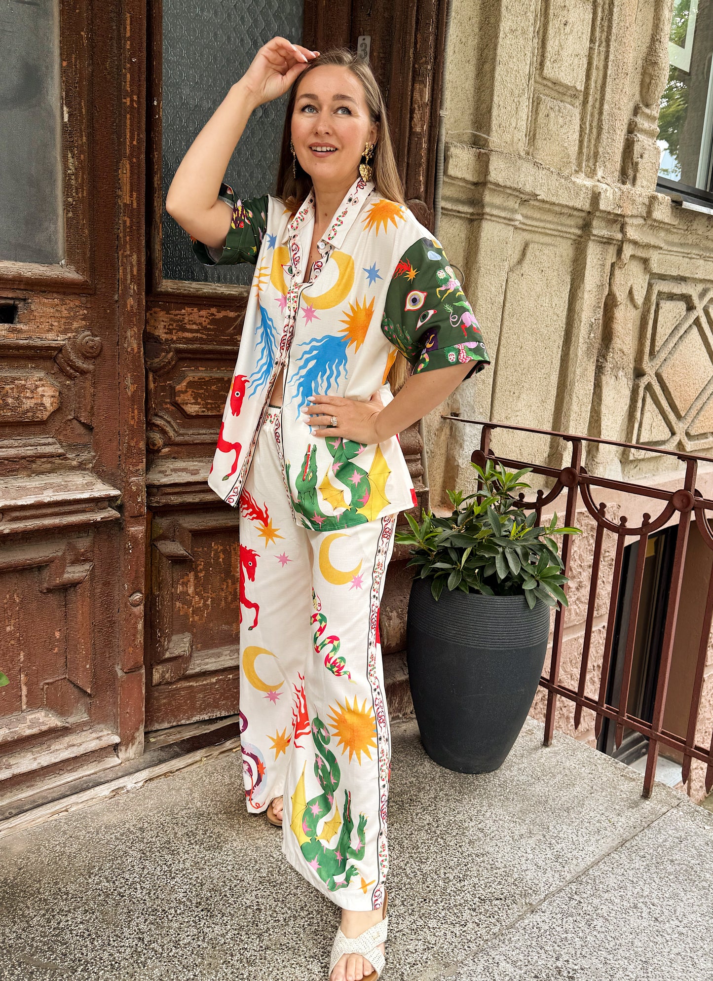 Blouse and pantsuit "Magic"