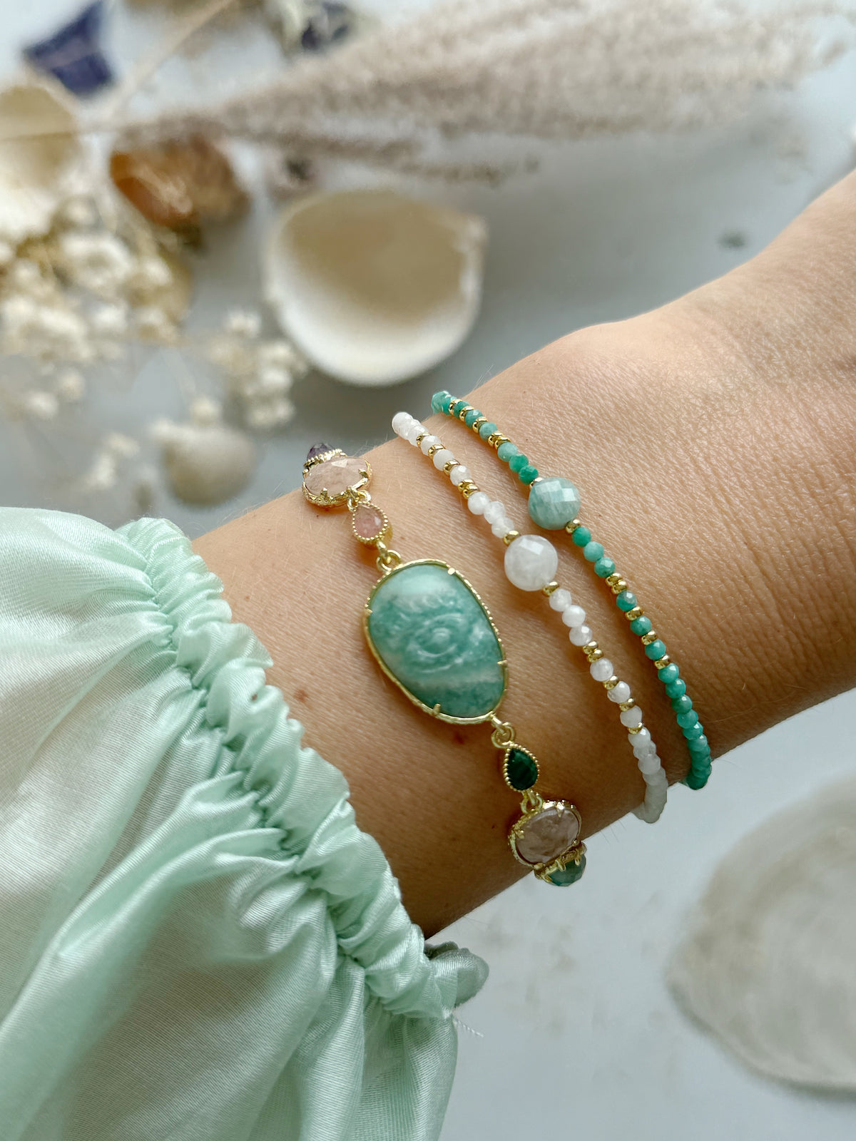 Amazonite friendship bracelet
