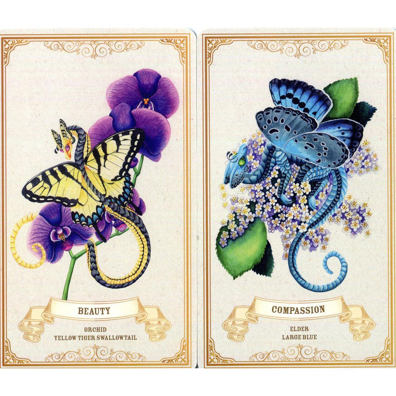 Augalų kortos „Enchanted Blossoms Oracle"