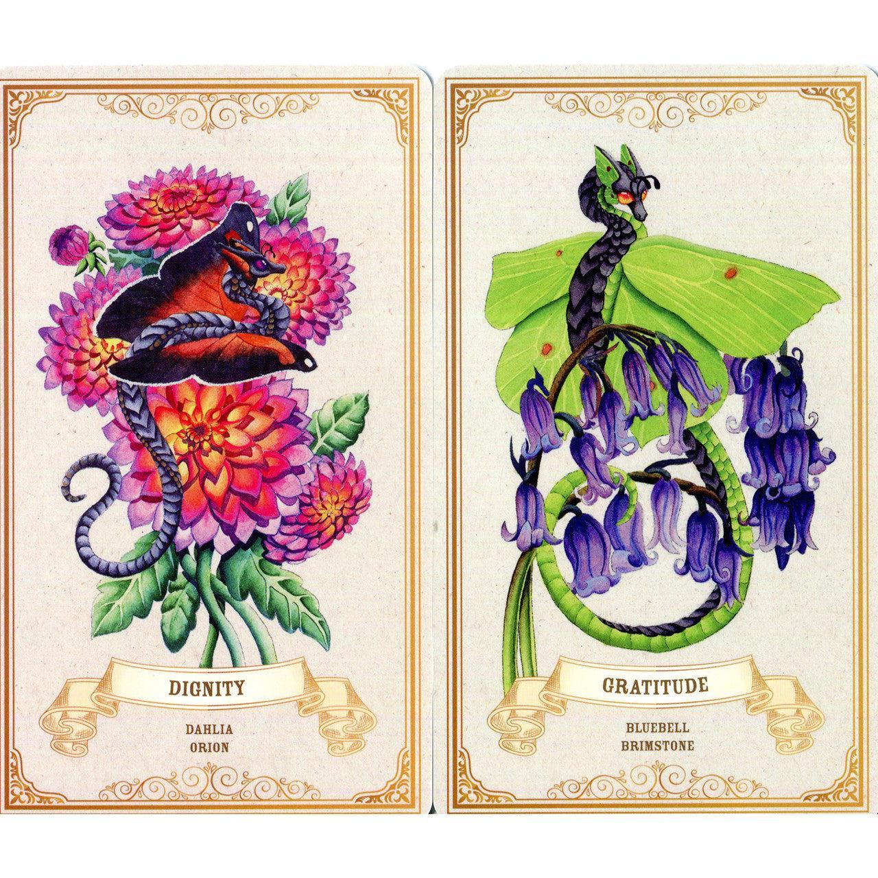 Augalų kortos „Enchanted Blossoms Oracle"