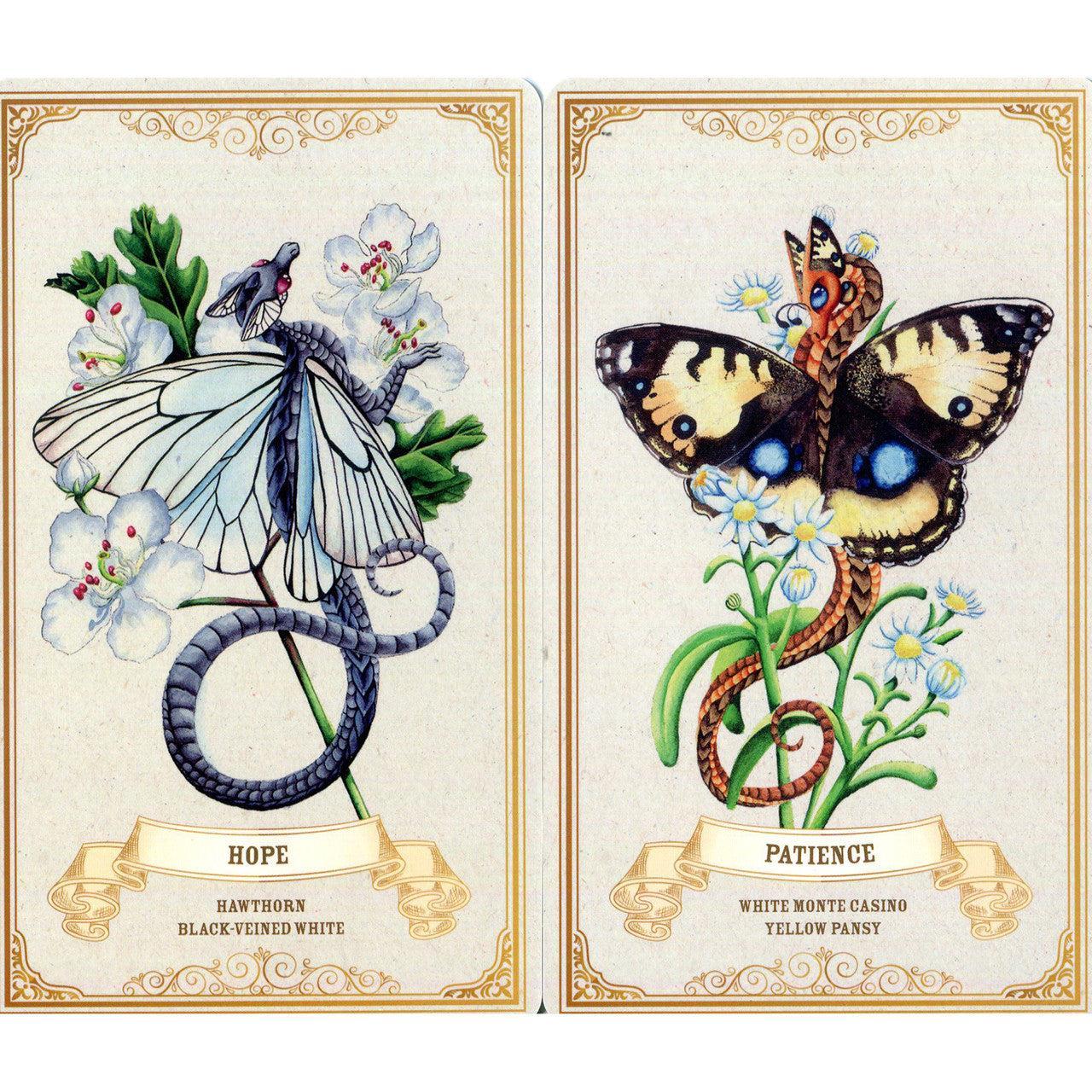 Augalų kortos „Enchanted Blossoms Oracle"