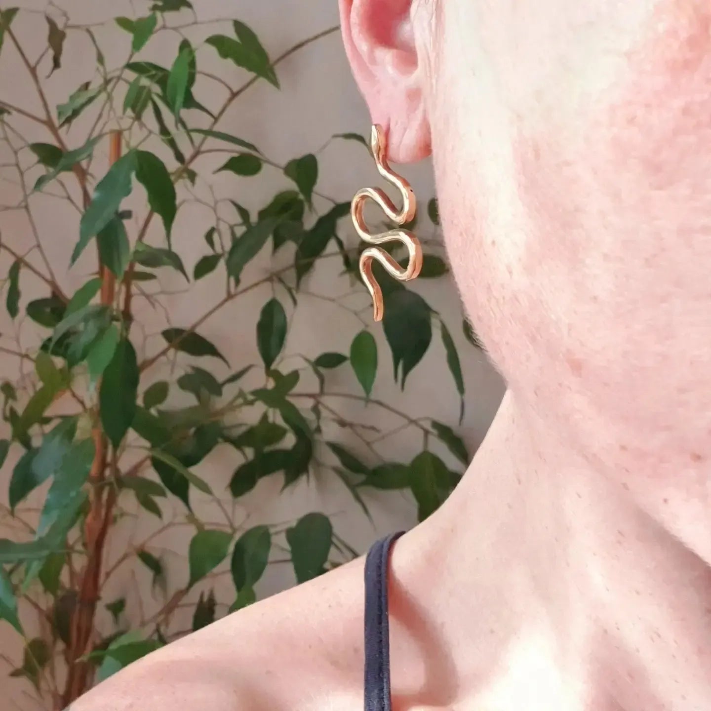 Earrings "Wisdom of the Snake"