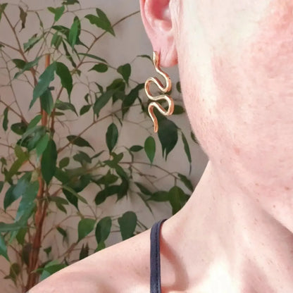 Earrings "Wisdom of the Snake"
