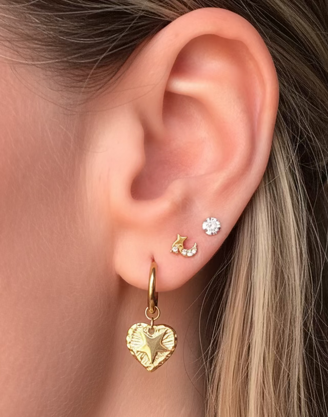 Mini Earrings "Moons"