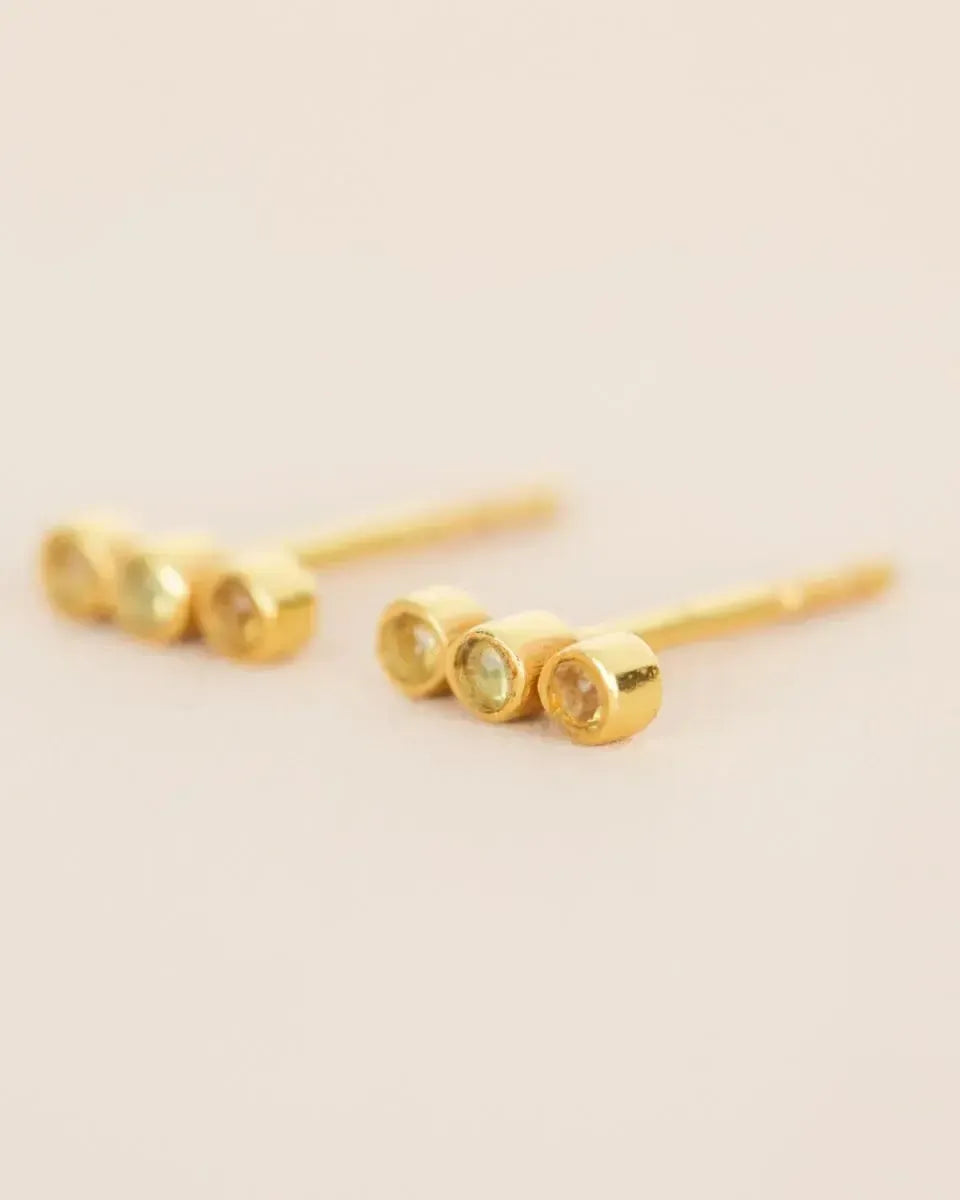 Auskarai su citrinu “Gausa”