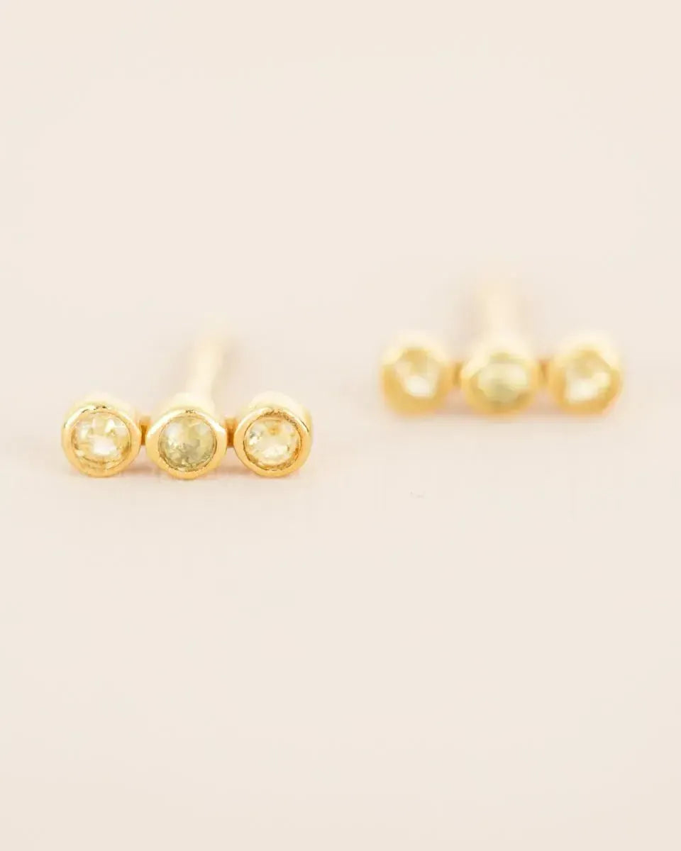 Auskarai su citrinu “Gausa”