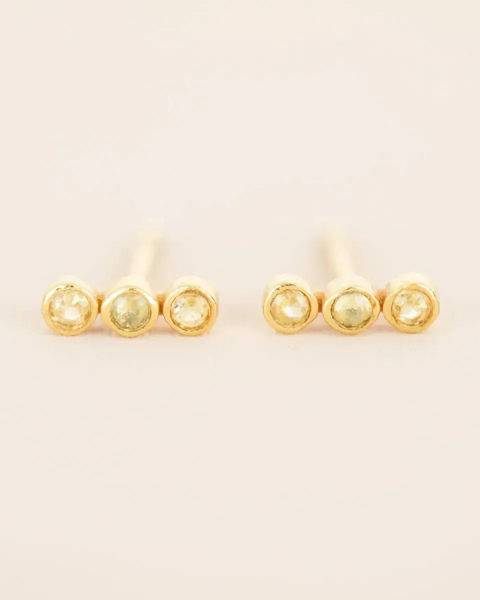 Auskarai su citrinu “Gausa”