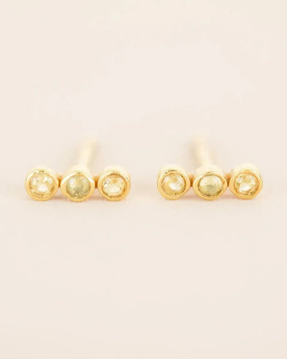 Auskarai su citrinu “Gausa”